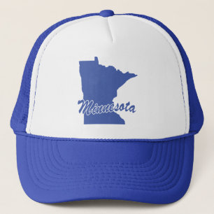 Gorra de camionero con forma del estado de Minneso