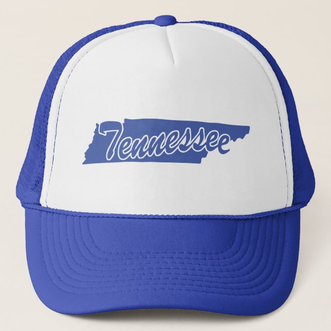 Gorra de camionero con forma del estado de Tenness (Anverso)