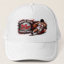 Gorra de camionero con jugador de baloncesto de Mo
