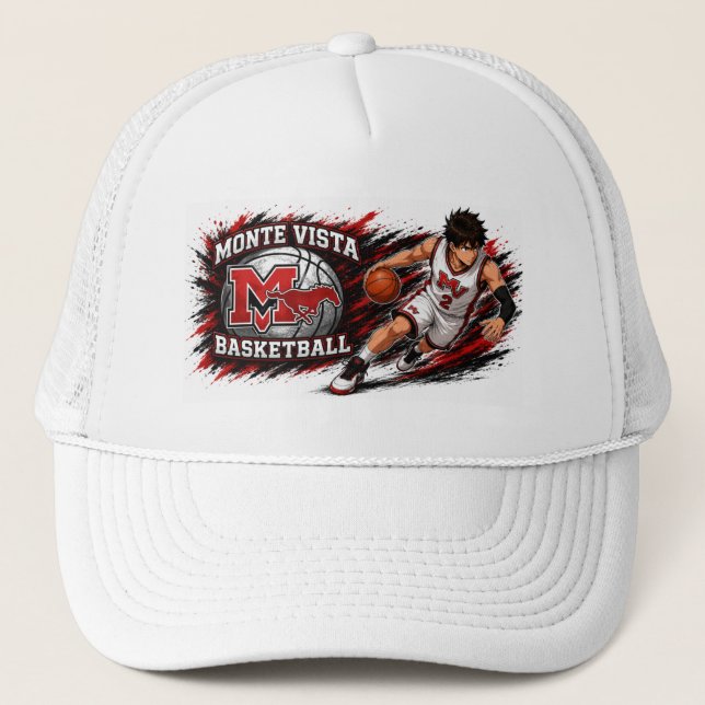 Gorra de camionero con jugador de baloncesto de Mo (Anverso)
