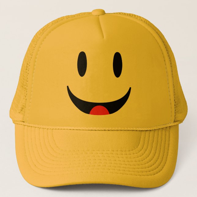 Gorra De Camionero Con la cara de la lengua (Anverso)