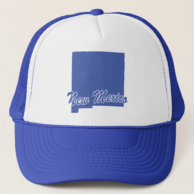 Gorra De Camionero Con La Forma Del Estado De Nuev (Anverso)