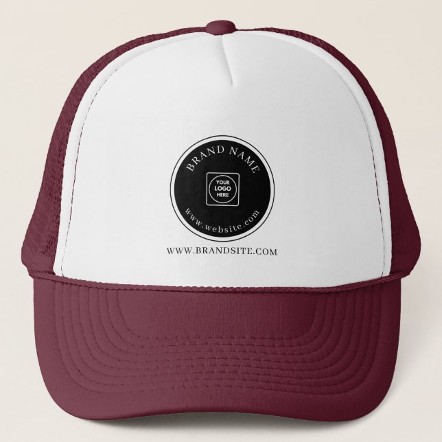 Gorra de camionero con logotipo empresarial person (Anverso)