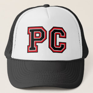 Gorra de camionero con monograma "PC"