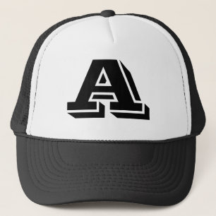 Gorra de camionero con monograma personalizado