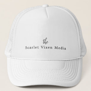 Gorra de camionero con nombre comercial personaliz