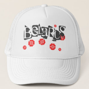 Gorra de Camionero con Patrón Folk Bielorrusia Бел