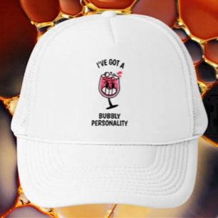 Gorra de camionero con personalidad burbujeante: a