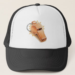 Gorra de camionero con silbato naranja - básica