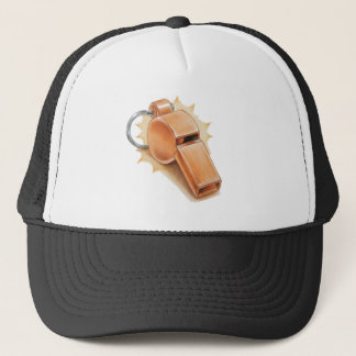 Gorra de camionero con silbato naranja - básica