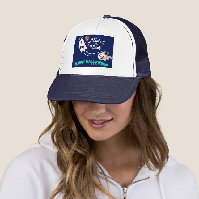 Gorra de camionero con tema de fantasmas para Hall (In situ)