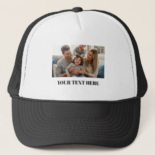 Gorra de Camionero con Texto Personalizado de Foto