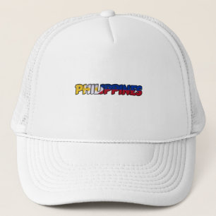 Gorra de camionero con tipografía de la bandera de