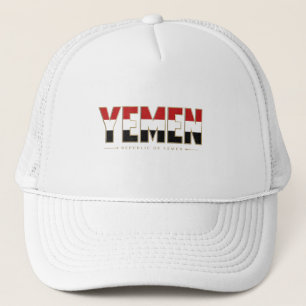 Gorra de camionero con tipografía de la bandera na