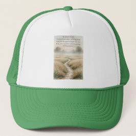 Gorra de camionero con versículo bíblico de Romano