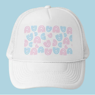 Gorra de camionero con vibraciones de arcoíris pas