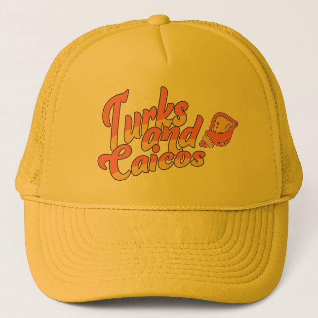 Gorra De Camionero Concha de Turcas y Caicos (Anverso)