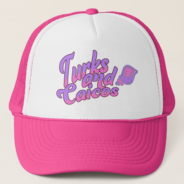 Gorra De Camionero Concha de Turcas y Caicos (Anverso)