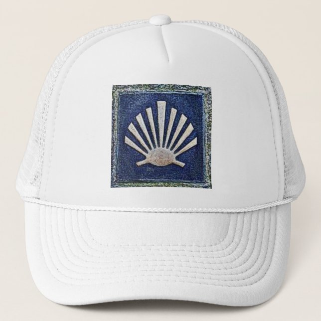 Gorra De Camionero Concha de vieira Camino de santiago (Anverso)