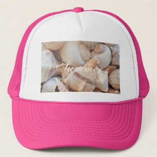 Gorra De Camionero conchas marinas, playa veraniega tropical romántic