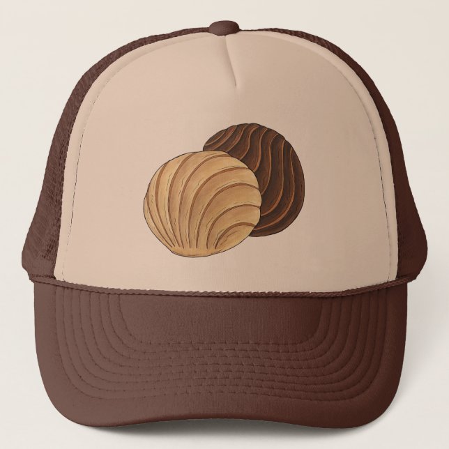 Gorra De Camionero Conchas Mexicanas Pan Dulce Sweet Bread Panadería (Anverso)