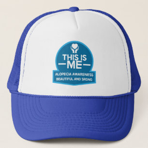 Gorra De Camionero conciencia de alopecia Apoyo Regalos T-Shirt