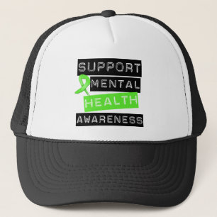 Gorra De Camionero Conciencia de la salud mental de la ayuda