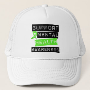 Gorra De Camionero Conciencia de la salud mental de la ayuda