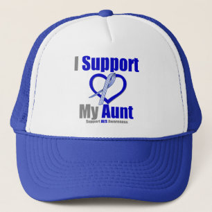 Gorra De Camionero Conciencia del ALS apoyo a mi tía
