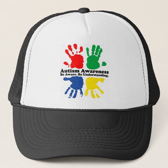 Gorra De Camionero Conciencia del autismo (Anverso)