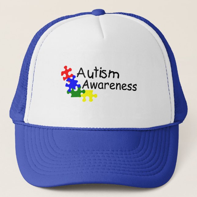 Gorra De Camionero Conciencia del autismo (PP) (Anverso)