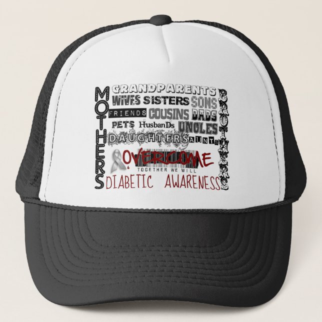 GORRA DE CAMIONERO CONCIENCIA DIABÉTICA (Anverso)