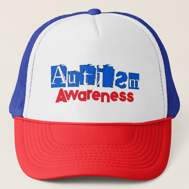 Gorra De Camionero Conciencia sobre el autismo (Anverso)