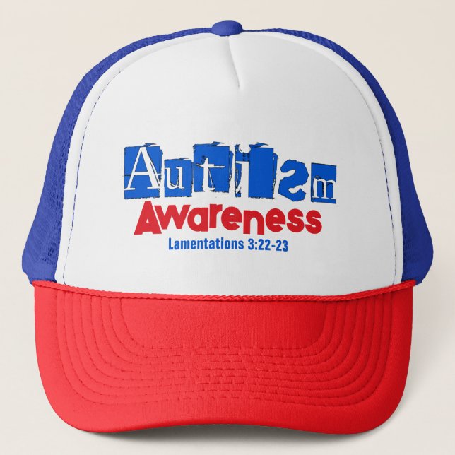 Gorra De Camionero Conciencia sobre el autismo (Anverso)
