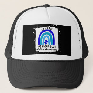 Gorra De Camionero Conciencia Sobre El Autismo En Abril Usamos Azul