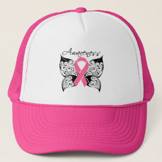 Gorra De Camionero Conciencia sobre las mariposas tatuadas - Cáncer d