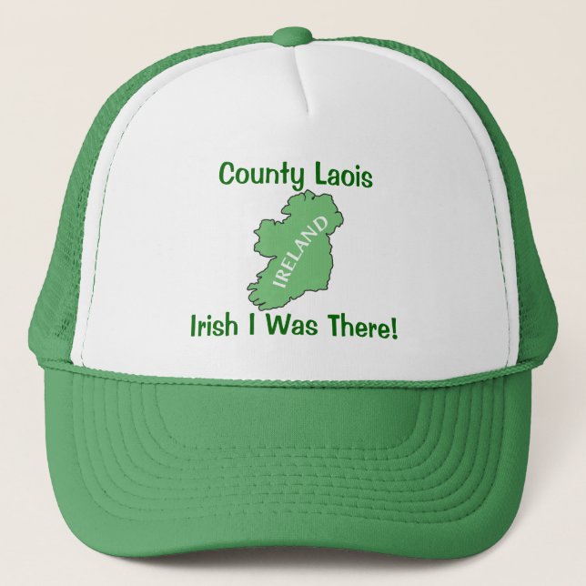 Gorra De Camionero Condado de Laois Ireland Trucker Hat (Anverso)