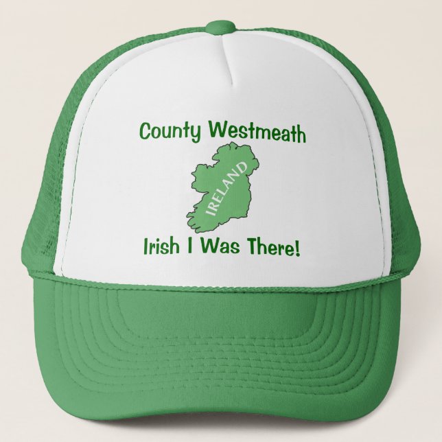Gorra De Camionero Condado de Westmeath Ireland Trucker Hat (Anverso)