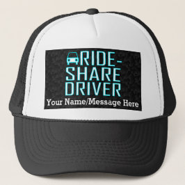 Gorra De Camionero Conducción de Rideshare del conductor de la parte