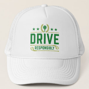 Gorra De Camionero Conducir de forma responsable