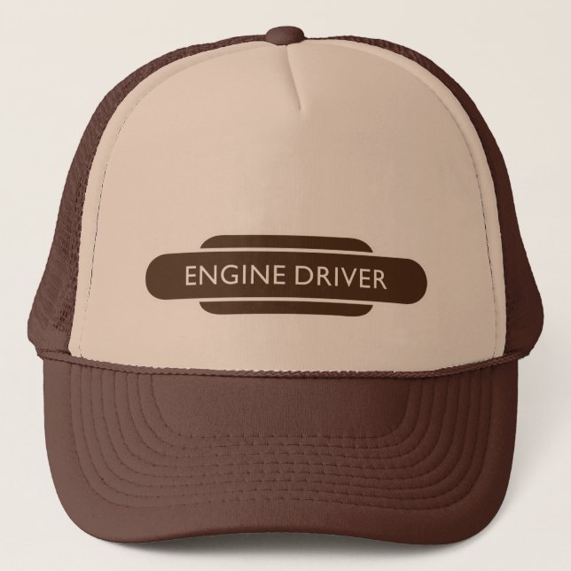 Gorra De Camionero Conductor del motor del tótem ferroviario Pato de  (Anverso)