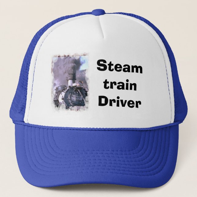 Gorra De Camionero Conductor del tren del vapor (Anverso)
