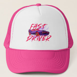 Gorra De Camionero CONDUCTOR RÁPIDO - morado