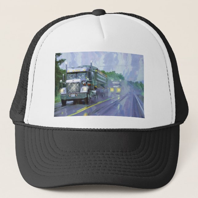GORRA DE CAMIONERO CONDUCTORES DE CAMIONES DE GRANDES RIGS ENCABEZAN  (Anverso)