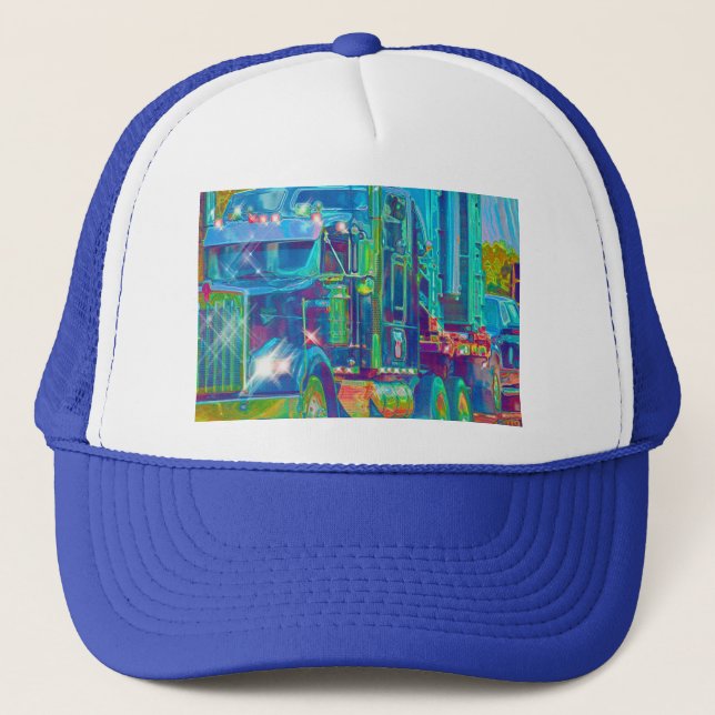 GORRA DE CAMIONERO CONDUCTORES DE CAMIONES DE GRANDES RIGS ENCABEZAN  (Anverso)