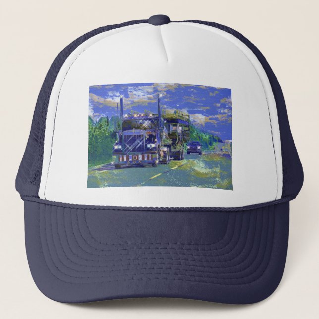 GORRA DE CAMIONERO CONDUCTORES DE CAMIONES DE GRANDES RIGS ENCABEZAN  (Anverso)