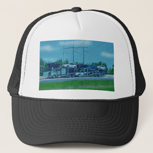 GORRA DE CAMIONERO CONDUCTORES DE CAMIONES DE GRANDES RIGS ENCABEZAN  (Anverso)
