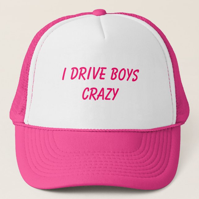 Gorra De Camionero Conduzco a los muchachos locos (Anverso)
