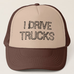 Gorra De Camionero Conduzco diseño del texto de los camiones