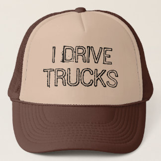 Gorra De Camionero Conduzco diseño del texto de los camiones